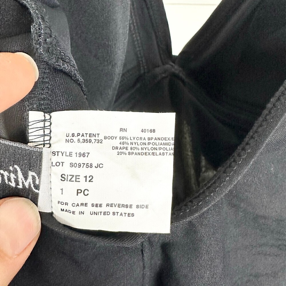 Miraclesuit One Piece Solid Slimming Swimsuit Bla… - image 5